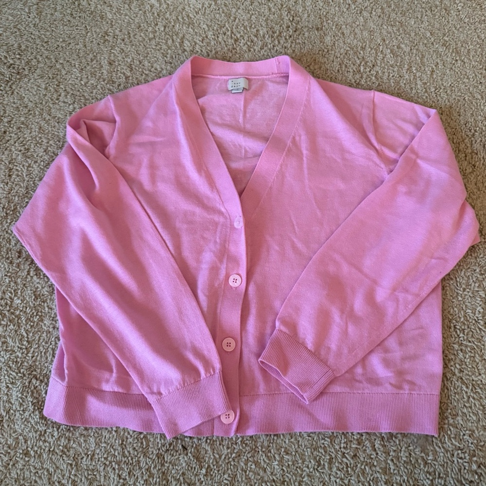a new day Pink Cardigan